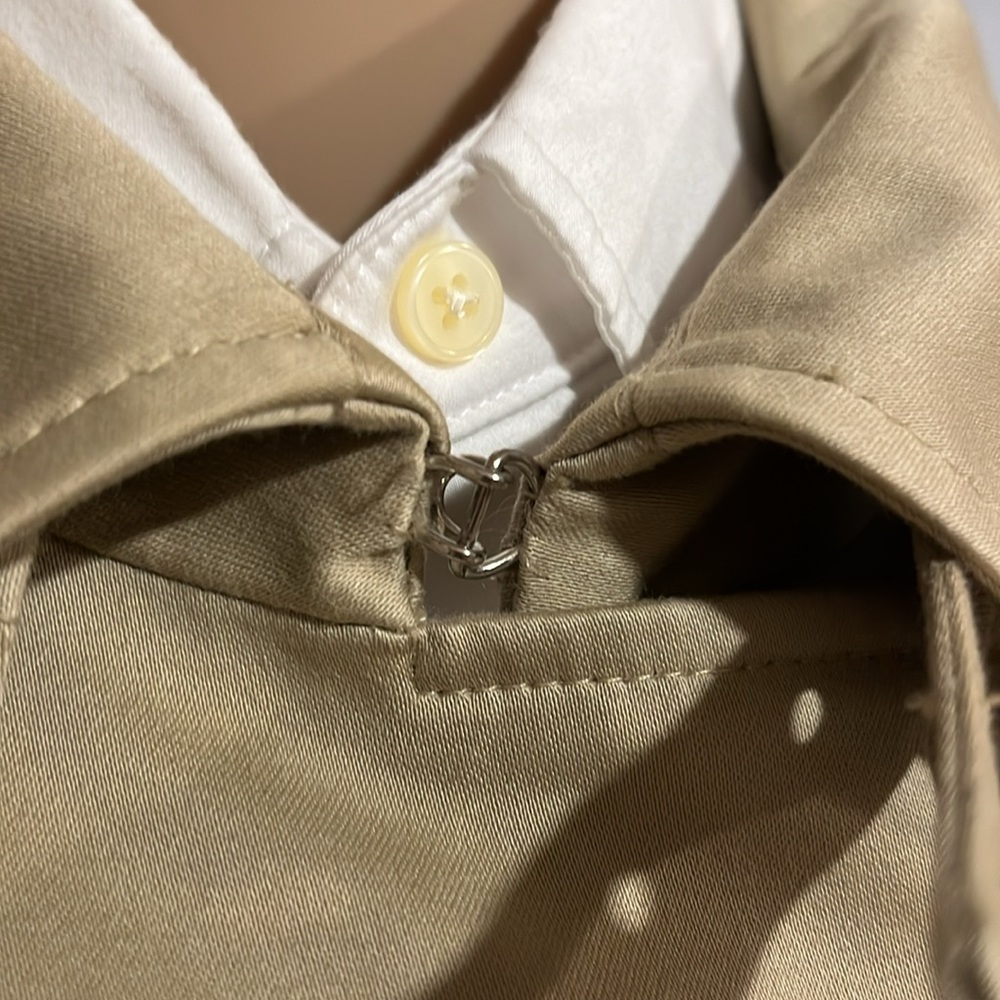 BEAUTIFUL NWOT Express Tailored Trench Coat SZ 4 - Picture 7 of 11